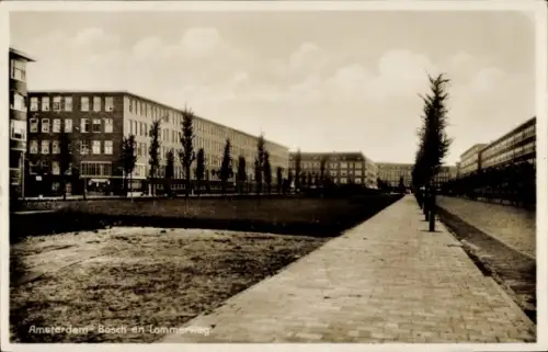 Ak Amsterdam Nordholland Niederlande, Bosch en Lommerweg