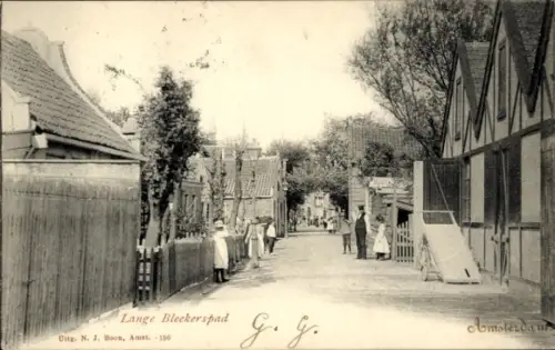 Ak Amsterdam Nordholland Niederlande, Straßenansicht, Lange Bleekerspad
