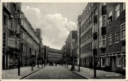 Ak Amsterdam Nordholland Niederlande, Bataviastraat