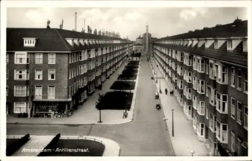 Ak Amsterdam Nordholland Niederlande, Antillenstraße