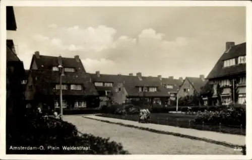 Ak Amsterdam Nordholland Niederlande, Plein Weidestraat