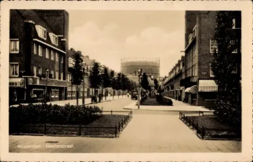 Ak Amsterdam Nordholland, Newtonstraße