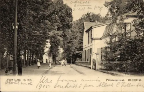 Ak Bussum Nordholland Niederlande, Prinsenstraat