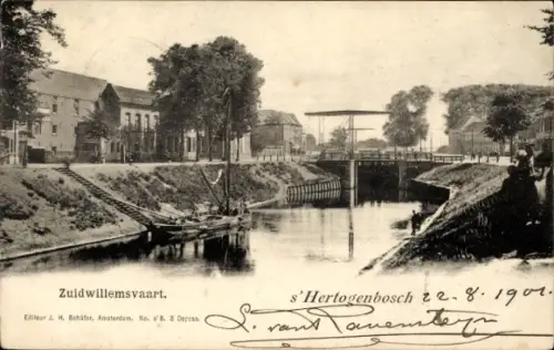 Ak 's Hertogenbosch Nordbrabant Niederlande, Zuidwillemsvaart