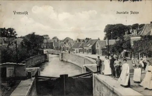 Ak Vreeswijk Utrecht, Jnundatie Sluisje