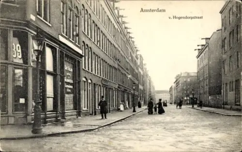 Ak Amsterdam Nordholland Niederlande, van Hogendorpstraat