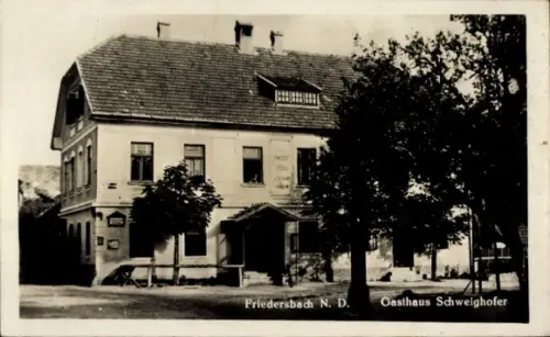 Ak Friedersbach Niederösterreich, Gasthaus Schweighofer