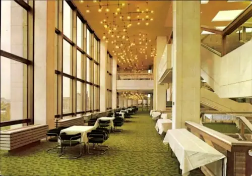 Ak Berlin Mitte, Seitenfoyer im Palast der Republik