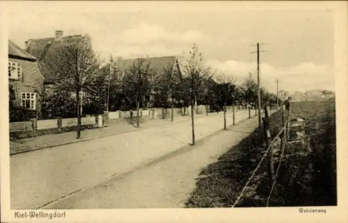 Ak Wellingdorf Kiel, Wehdenweg