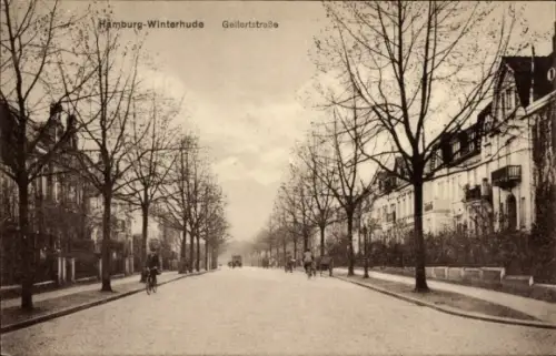 Ak Hamburg Nord Winterhude, Gellertstraße