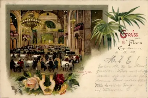 Litho Berlin Charlottenburg, Flora, Kaiser Saal
