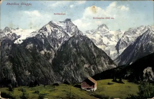 Ak Vorarlberg, Rätikon Gruppe, Zimbaspitze, Zwölferkopf