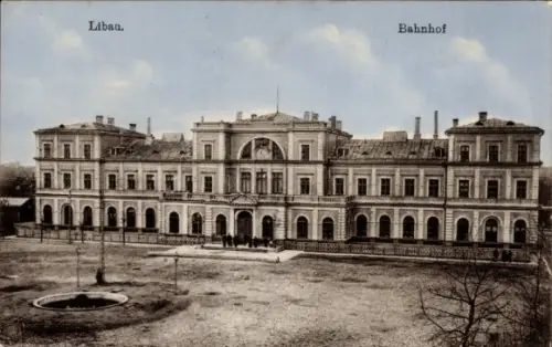 Ak Liepaja Libau Lettland, Bahnhof