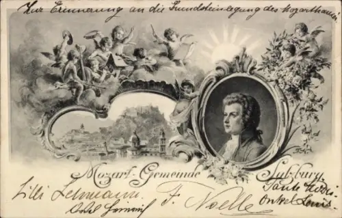Ak Salzburg in Österreich, Mozart Gemeinde