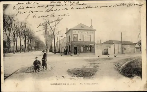 Ak Montgeron Essonne, Au Reveil Matin, Kinder