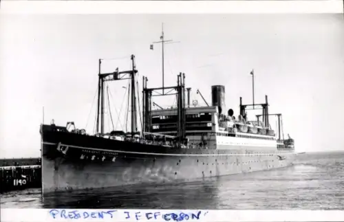Foto Frachtschiff President Jefferson, American Mail Line
