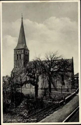 Ak Ulrum Groningen Niederlande, Ned. Herv. Kerk