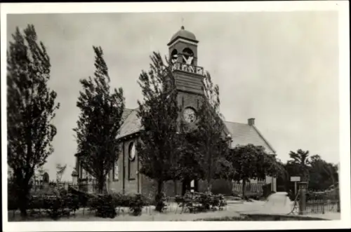 Ak Roodeschool Groningen Niederlande, Ned. Herv. Kerk