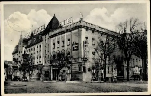 Ak Słupsk Stolp Pommern, Bahnhofshotel