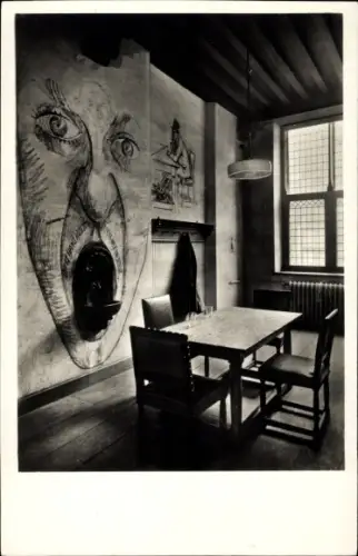 Ak Leiden Südholland Niederlande, Academie Leiden, Het Zweetkamertje