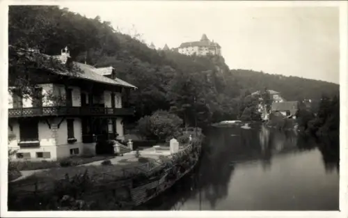 Ak Rosenburg in Niederösterreich, Teilansicht, Schloss