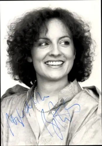 Foto Opernsängerin Agnes Baltsa, Mezzosopran, Portrait, Autogramm
