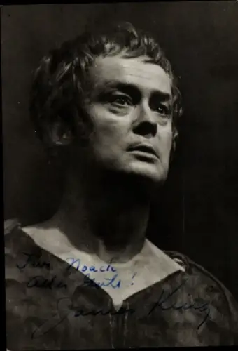 Foto Opernsänger James King, Parsifal, Bayreuther Festspiele, Portrait, Autogramm