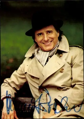 Ak Schauspieler und Sänger Helmut Fischer, Monaco Franze, Portrait, Autogramm