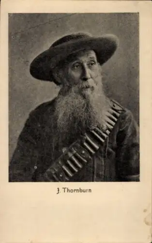 Ak J. Thornburn, Portrait, Burenkrieg