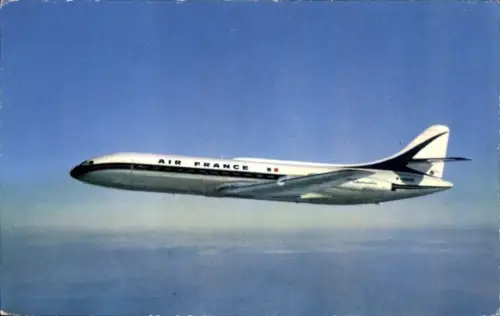 Ak Französisches Passagierflugzeug, Air France, Caravelle