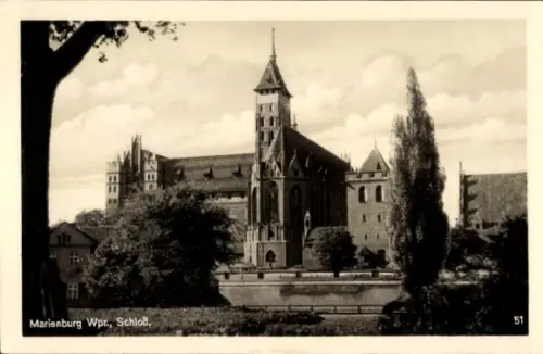 Ak Marienburg Malbork Westpreußen, Schloss