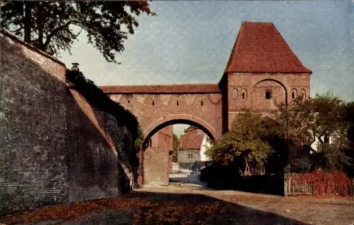 Ak Toruń Thorn Westpreußen,  Ordensbauten, Farbenphotographische Aufnahme, Hans Hildenbrand