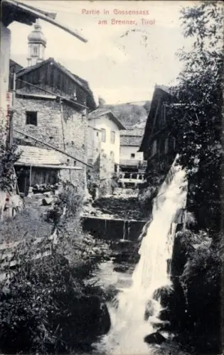 Ak Gossensaß Brenner Brennero Südtirol, Ortspartie
