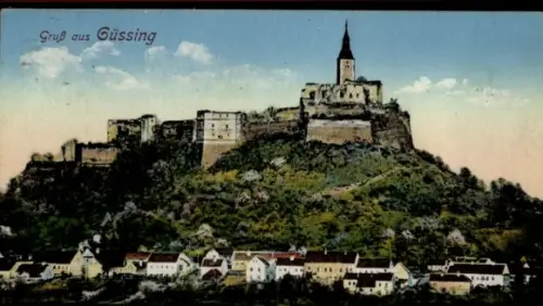 Ak Güssing im Burgenland, Burg