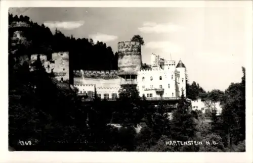 Ak Hartenstein im Erzgebirge Sachsen, Schloss   Architektur, Schwarz-Weiß-Fotografie