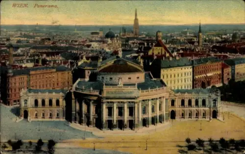 Ak Wien 1 Innere Stadt, Panorama von  Stadtansicht,  Gebäude