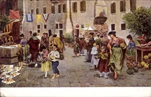 Künstler Ak Venezia Venedig Veneto, La Sagra