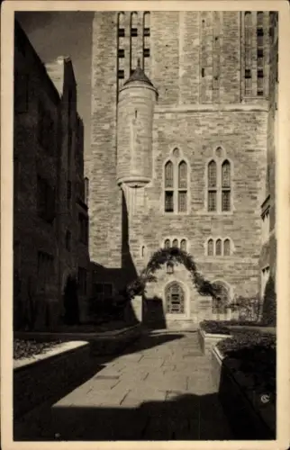 Ak New Haven Connecticut USA, Trumbull College, West Flügel