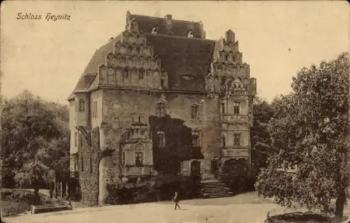 Ak Heynitz Nossen in Sachsen, Schloss Heinitz