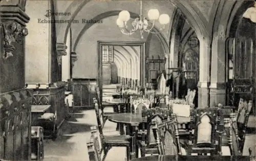 Ak Hansestadt Bremen, Echozimmer im Rathaus