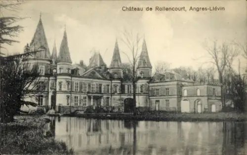 Ak Angres Pas-de-Calais, Schloss Rollencourt