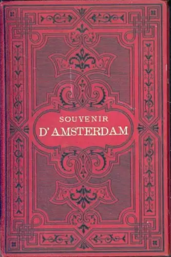 12 Kabinettfotos im Umschlag, Souvenir D` Amsterdam