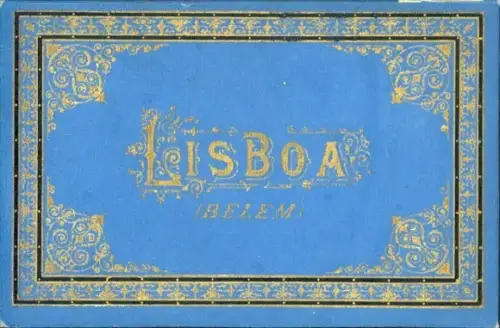 12 Kabinettfotos im Umschlag, Lisboa Lissabon Portugal