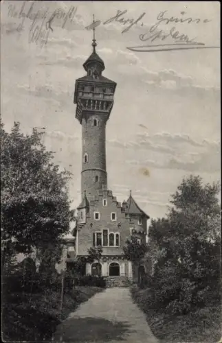 Ak Würzburg am Main Unterfranken, Frankenwarte, Aussichtsturm