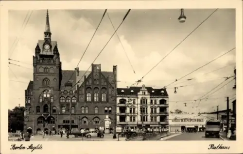 Ak Berlin Steglitz, Rathaus