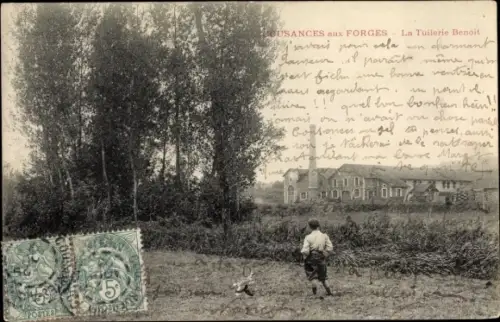 Ak Cousances les Forges Meuse, La Tuilerie Benoit