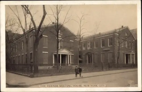 Ak New York City USA, The Friends Meeting House