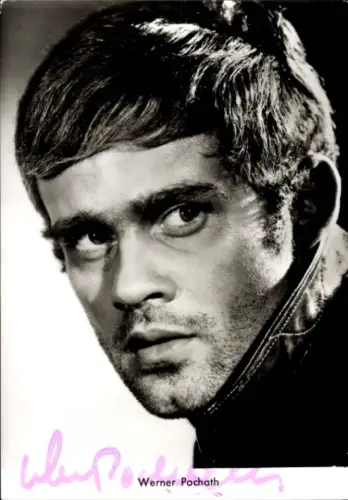 Ak Schauspieler Werner Pochath, Portrait, Autogramm