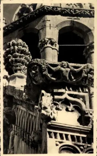 Foto Ak Korčula Curzola Kurzel Kroatien, Gebäude, Plastiken