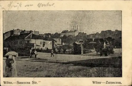 Ak Vilnius Wilna Wilno Litauen, Sasezcna-Straße